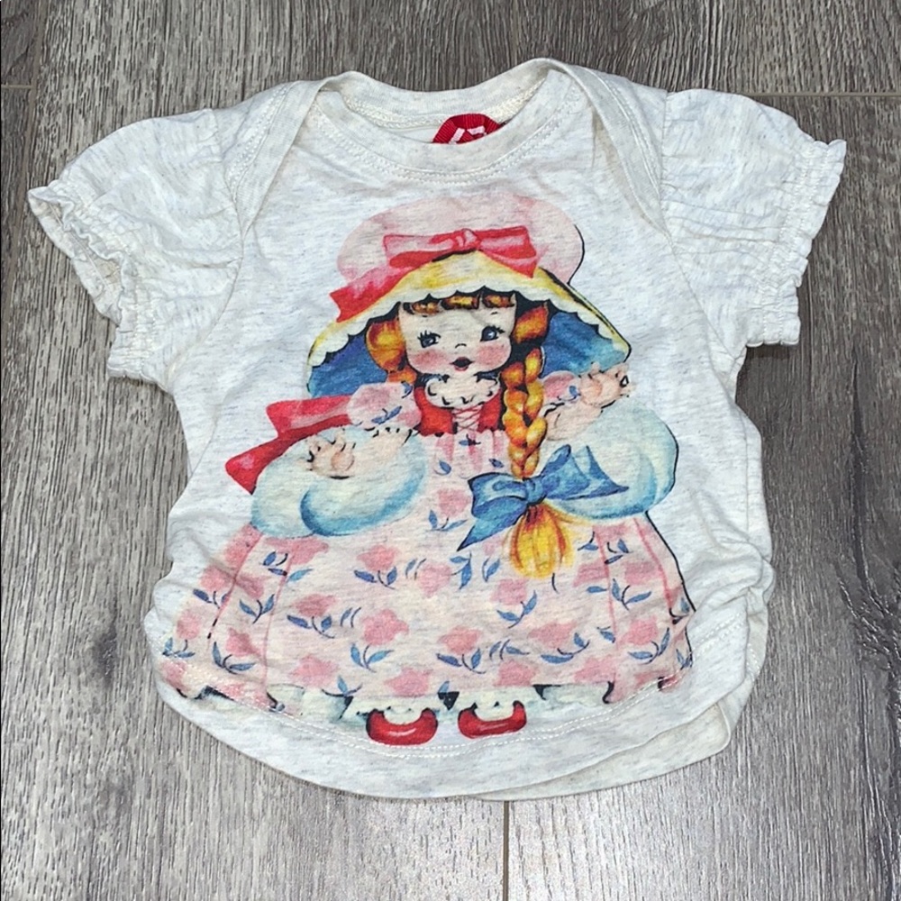 Paper Wings Miss Muffet Puff Sleeve Tee